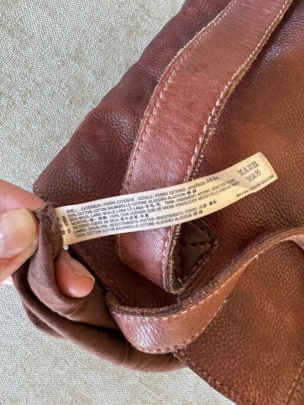 Free People Yuma Woven Leather Convertible Backpack - Picture 10 of 10